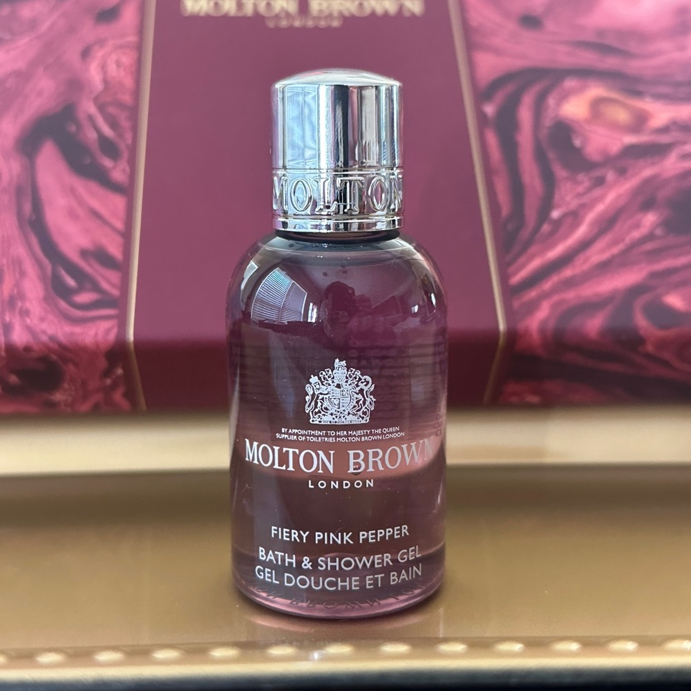 Molton Brown Fiery Pink Pepper Bath & Shower Gel NEW travel size